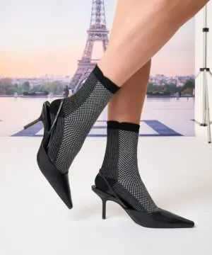Къс чорап SISI TWEED фигурален